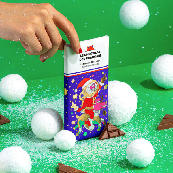 Tablette Lait 41% Bio Noël 2025