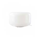 Lampe Livo Metal Chrome & Verre - Blanc | Fleux | 10