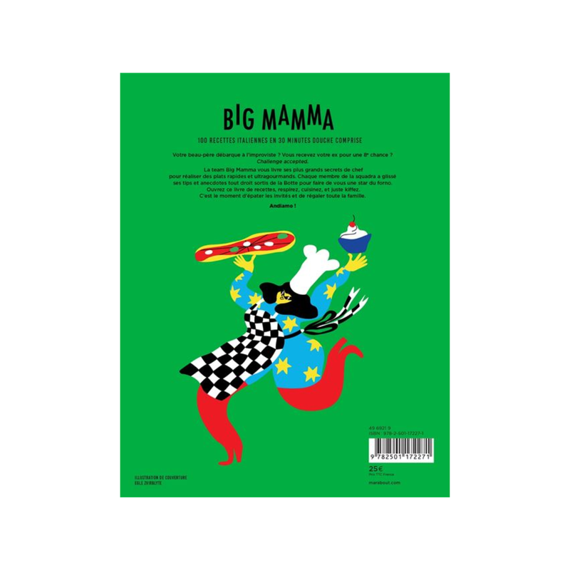 Livre Big Mamma - Cuisine italienne en 30 minutes - Marabout