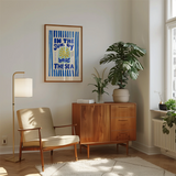 A3 Poster In the Sun By the Sea Stripes | Fleux | 3