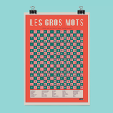 Affiche Les gros mots 50x70cm | Fleux | 5