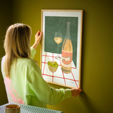 Affiche Laura Page - Wine hug | Fleux | 6