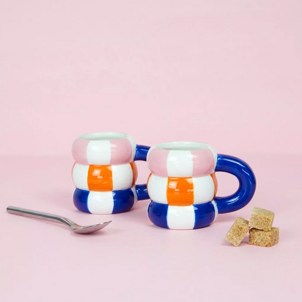 Set de 2 tasses Bouée - Bleu