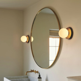 Lampe Liila 1 Medium - nordic gold / opal white | Fleux | 5