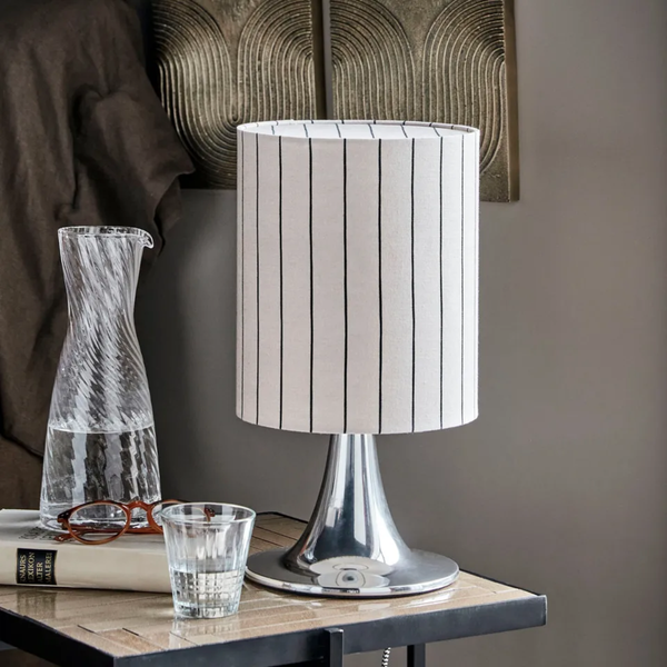Lampe de table HDtulip finition argentée