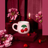 Mug Handpainted Cherry | Fleux | 4