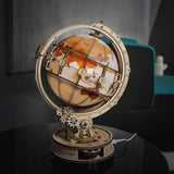 Puzzle 3D en bois - Luminous Globe | Fleux | 4