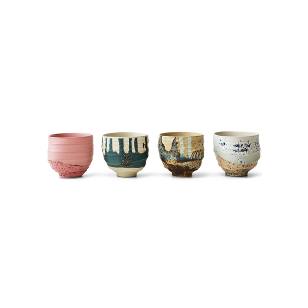 Set de 4 coffee cups