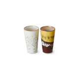 Set de 2 mugs 70s ceramics brine | Fleux | 6