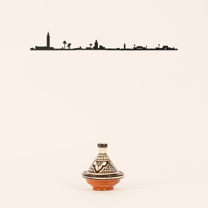 Frise décorative Marrakech - Noir - 50 cm