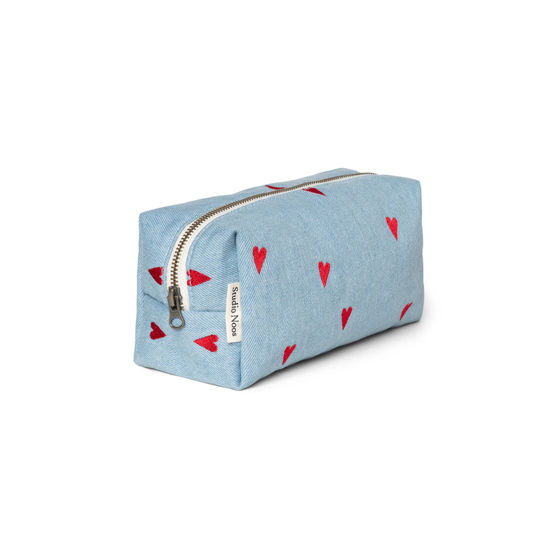 Pochette Denim Coeurs