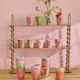 Gobelet Lettre A en mélamine - Flowers | Fleux | 3