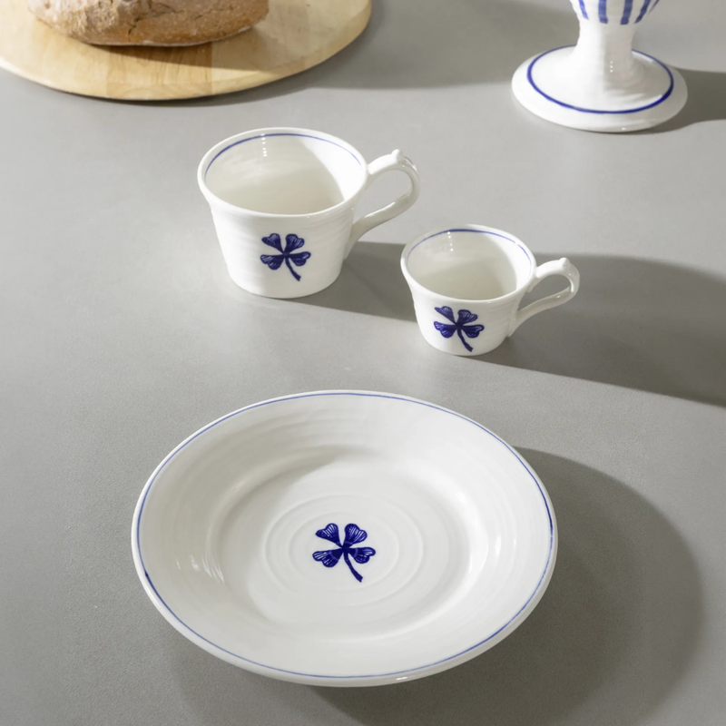 Lot de 2 assiettes Anouk Trèfles