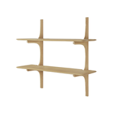 PI Oak Wall Shelf - 2 shelves | Fleux | 4