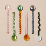 Set de 6 cuillères en Verre Coloré | Fleux | 4