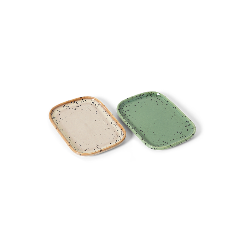 Lot de 2 Plateaux S 70s Crayon
