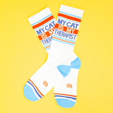 Chaussettes My cat is my therapist | Fleux | 7