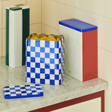 Boîte Tin à carreaux