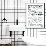 Affiche Graffitis de Toilettes | Fleux | 3