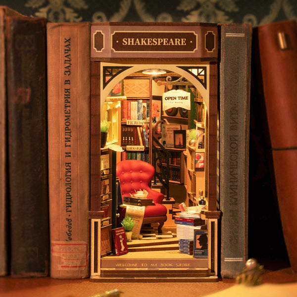 Shakespeare Bookstore Miniature House DIY Kit
