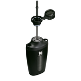 Cross Water Bottle - Black