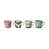Set de 4 mugs cappucino 70s Dada | Fleux | 8