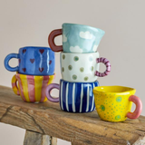 Tasse Nini - Bleu foncé Rayures | Fleux | 5