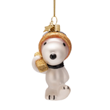 Ornement Verre Snoopy/Peanuts Ski's | Fleux | 6