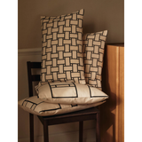 Coussin Lattice Rectangular - Off-White/Black 50 x 50 cm | Fleux | 3