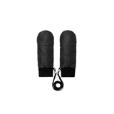 Moufles convertibles mitaines noir mat | Fleux | 8