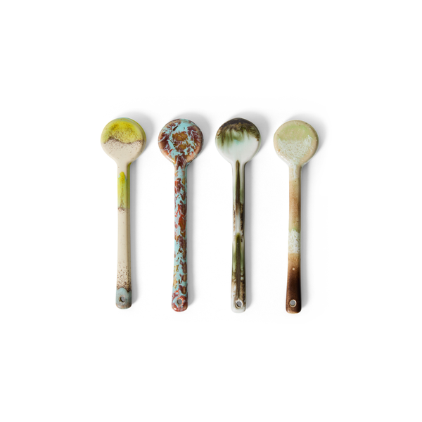 Set de 4 cuillères M 70s Blend