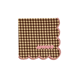 Coton Serviettes de table - Pretty Pink | Fleux | 4