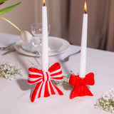 Small Knot Candle Holder - Red