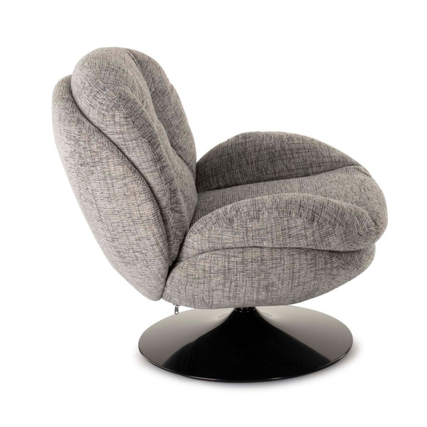 Fauteuil Memento - 81 x 86 x 83 cm - Chiné Gris Souris