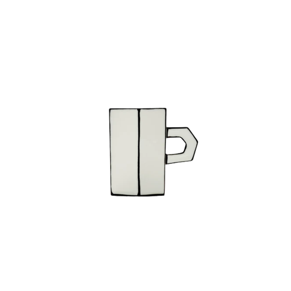 Tasse Double Espresso Black & White