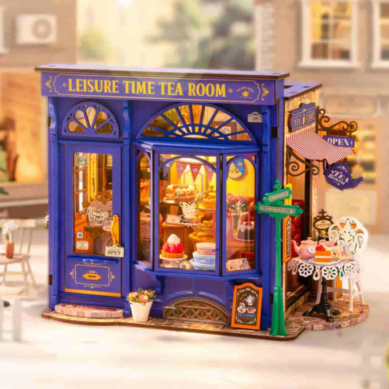 Kit Maison Miniature DIY - Leisure Time Tea Room