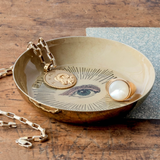 Plateau rond en émail - Œil | Fleux | 5