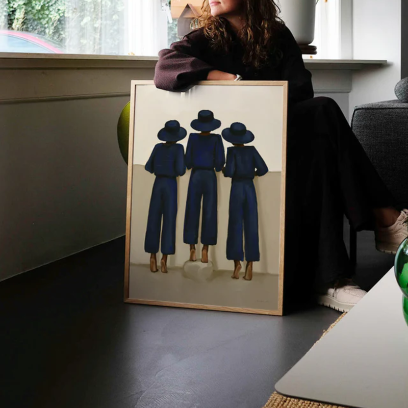 Affiche Maxime Rokus - Spying Blue | Fleux