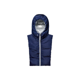 Doudoune Capuche - argentée réversible bleu marine | Fleux | 7