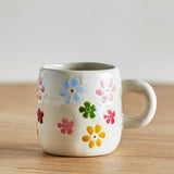 Tasse Millie Grès Blanc Fleuri | Fleux | 3