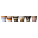 Set de 6 Mugs 70's Elements en céramique | Fleux | 5