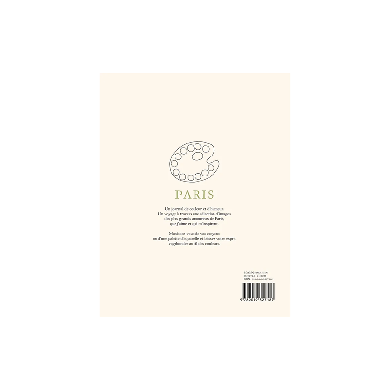 Paris - Collection of Parisian designer coloring pictures
