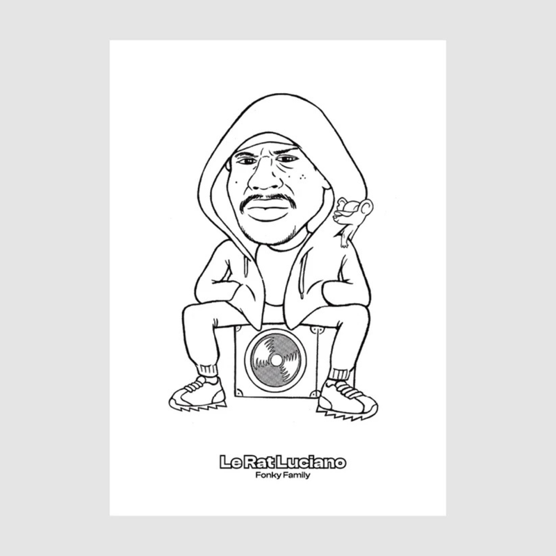 Coloriage - Rap Marseille