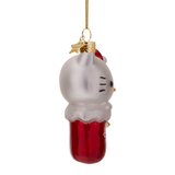 Ornement Verre Hello Kitty in Sock | Fleux | 4