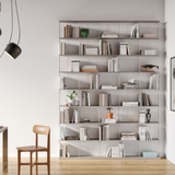Bibliothèque Krossing L200 x H200 x P20 - Aluminium | Fleux | 3