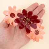 Pince à cheveux - Trio Fleurs Roses | Fleux | 5