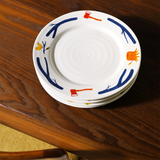 Set of 4 Haines plates - L | Fleux | 4