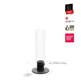 Cheminée / Feu de table Spin 900 - 19 cm Ø 9 cm x 40,5cm - Noir | Fleux | 13