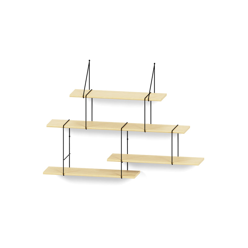 Link Set 2 Shelving System Ash / Black