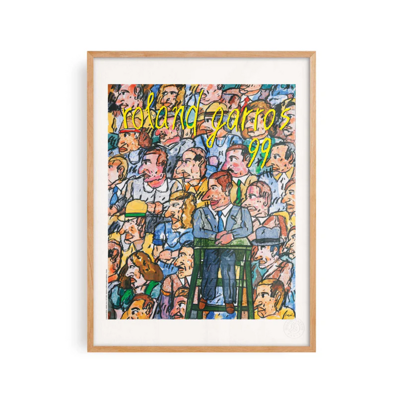 Affiche Roland-Garros - Antonio Segui - 30 x 40 cm